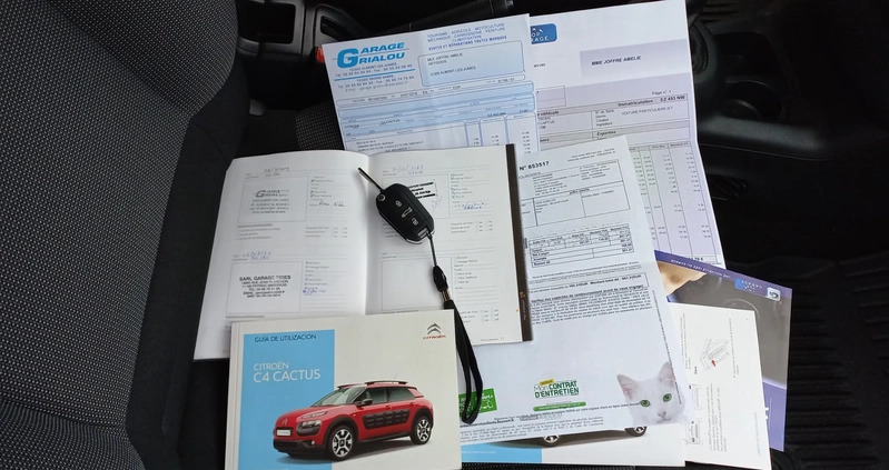 Citroen C4 Cactus cena 43000 przebieg: 45300, rok produkcji 2017 z Tuczno małe 254